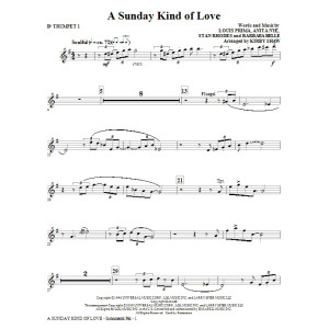 A Sunday Kind of Love - Bb Trompete 1