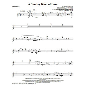 A Sunday Kind of Love - Tenor Sax