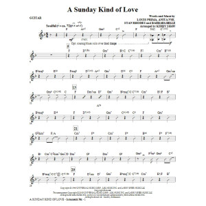 A Sunday Kind of Love - Gitarre