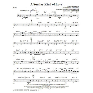 A Sunday Kind of Love - Bass