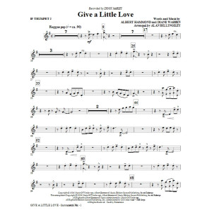 Give A Little Love (arr. Alan Billingsley) - Bb-Trompete 2