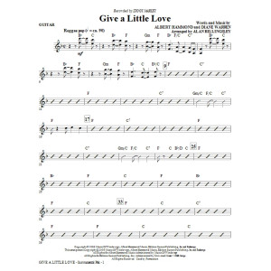 Gib ein wenig Liebe (Arr. Alan Billingsley) - Gitarre