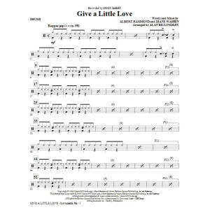 Give A Little Love (arr. Alan Billingsley) - Drums