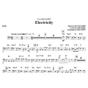 Electricity (from Billy Elliot) - Bass