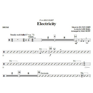 Electricity (aus Billy Elliot) - Schlagzeug