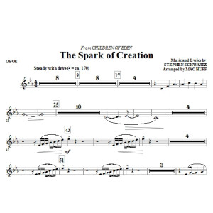 The Spark of Creation (from Children of Eden) - Oboe
