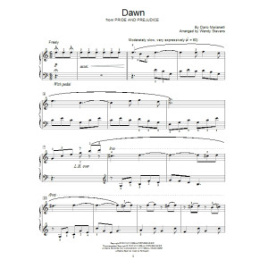 Dawn (from Pride And Prejudice) (arr. Wendy Stevens)