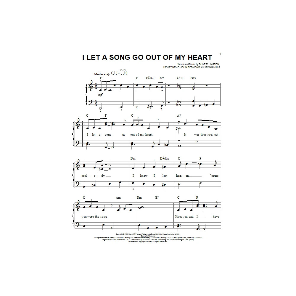 I Let A Song Go Out Of My Heart