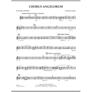 Chorus Angelorum - Bb Tenorsaxophon