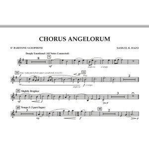Chorus Angelorum - Eb Baritone Saxophone