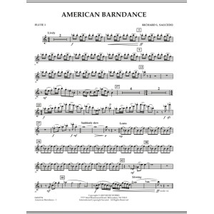 American Barndance - Flute 1