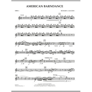 American Barndance - Oboe 1