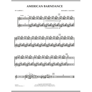 American Barndance - Bb Clarinet 1