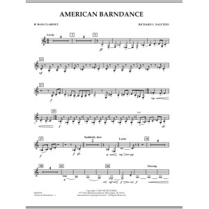American Barndance - Bb Bass Clarinet