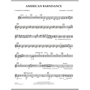 American Barndance - Eb Baritone Saxophone