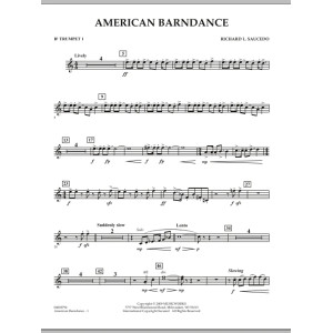 American Barndance - Bb Trumpet 1