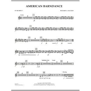 American Barndance - Bb Trumpet 3