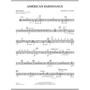 American Barndance - Percussion 2