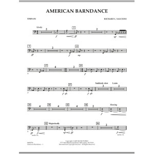 American Barndance - Timpani