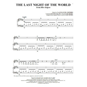 The Last Night Of The World (aus Miss Saigon)