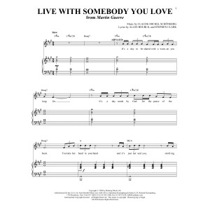 Live With Somebody You Love (aus Martin Guerre)