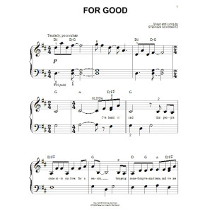 For Good (from Wicked)