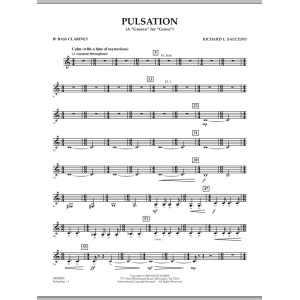 Pulsation - Bb Bass Clarinet
