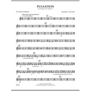 Pulsation - Bb Tenor Saxophone