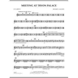 Meeting at Tryon Palace - Bb Clarinet 1