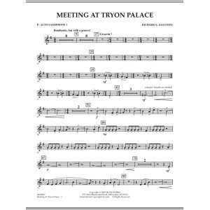 Meeting at Tryon Palace - Eb Altsaxophon 1