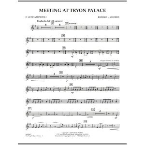 Meeting at Tryon Palace - Eb Alto Saxophone 2