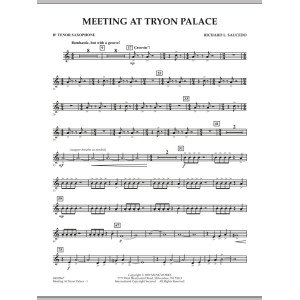 Meeting at Tryon Palace - Bb Tenor Saxophone