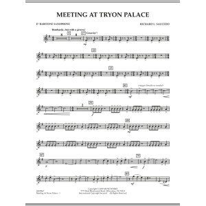 Meeting at Tryon Palace - Eb Baritone Saxophone