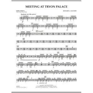 Meeting at Tryon Palace - Percussion 1