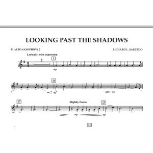 Looking Past the Shadows - Eb Altsaxophon 2