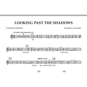 Looking Past the Shadows - Bb Tenor Saxophone