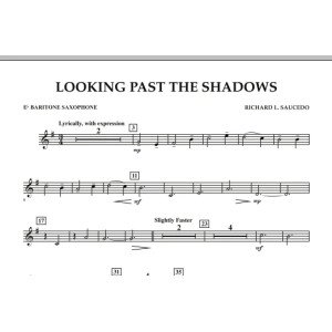 Looking Past the Shadows - Eb Baritone Saxophone
