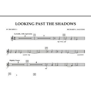 Looking Past the Shadows - Bb Trompete 1