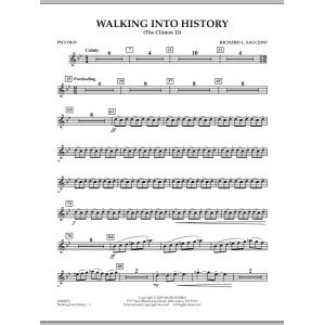 Walking into History (The Clinton 12) - Piccolo