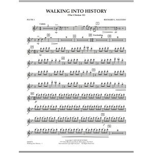 Walking into History (The Clinton 12) - Flute 1