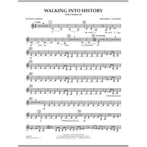 Walking into History (The Clinton 12) - Bb Bass Clarinet