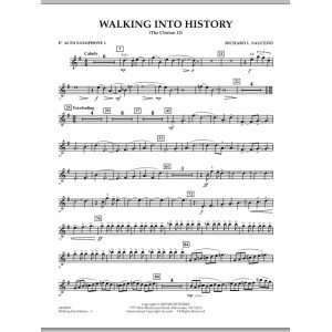 Walking into History (The Clinton 12) - Eb Alt-Saxophon 1