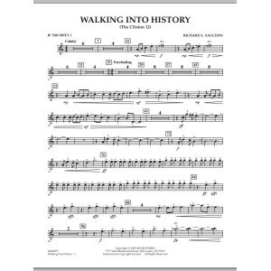 Walking into History (The Clinton 12) - Bb Trumpet 1