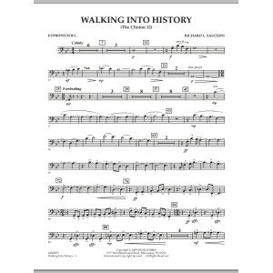 Walking into History (The Clinton 12) - Euphonium in Bass Clef