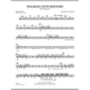 Walking into History (The Clinton 12) - Percussion 1