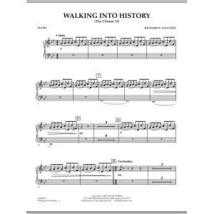 Walking into History (The Clinton 12) - Piano