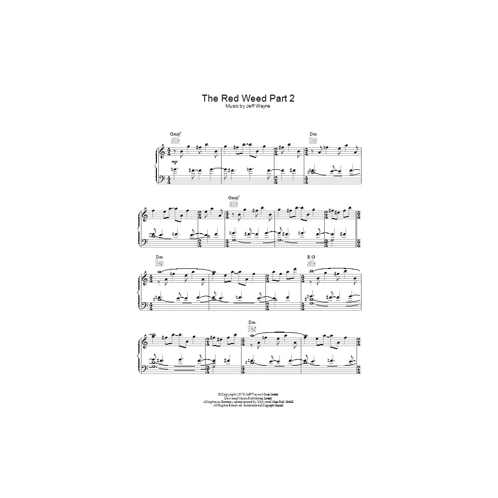 The Red Weed (Part 2) (from War Of The Worlds)