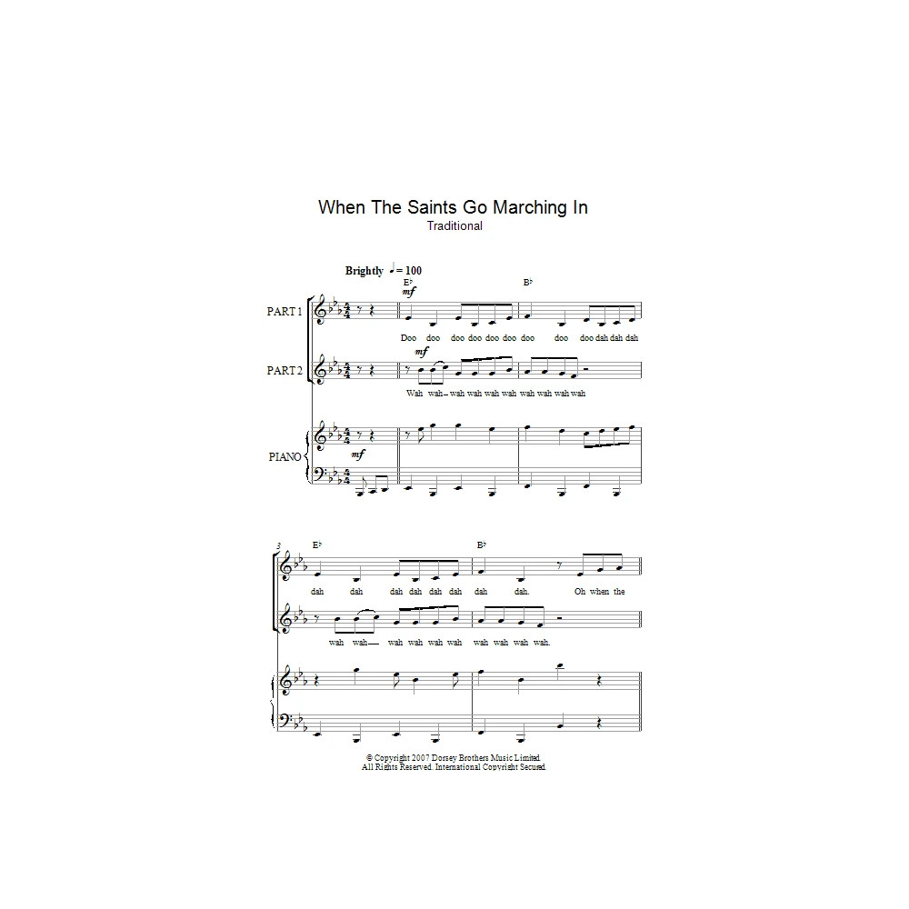 When The Saints Go Marching In (arr. Rick Hein)