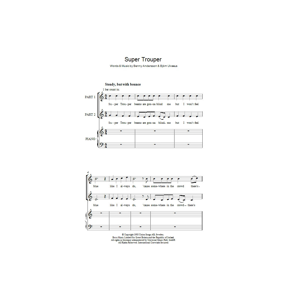 Super Trouper (arr. Rick Hein)