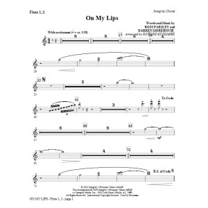 On My Lips - Flöte 1 & 2